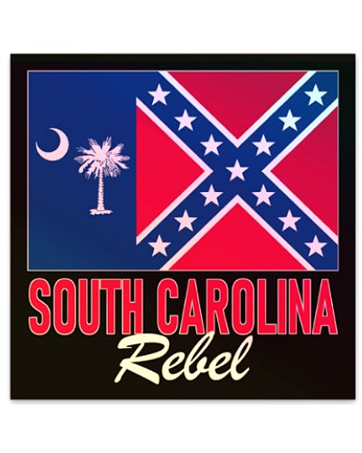 South Carolina Rebel holographic decal